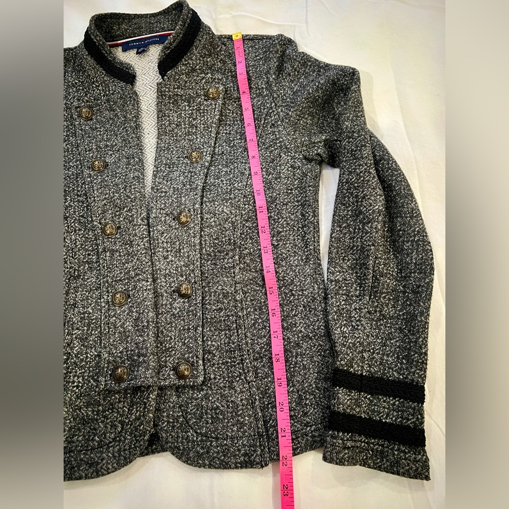 Tommy Hilfiger Women's Marled Military Band Jacket - Picture 5 of 10